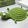 Table Protector Coaster Crochet Lizard Coaster Funny Handmade Animal Cup Mat 3D Knitted Unique Mat Drink for Desk Cute Heat Resistant Decorative