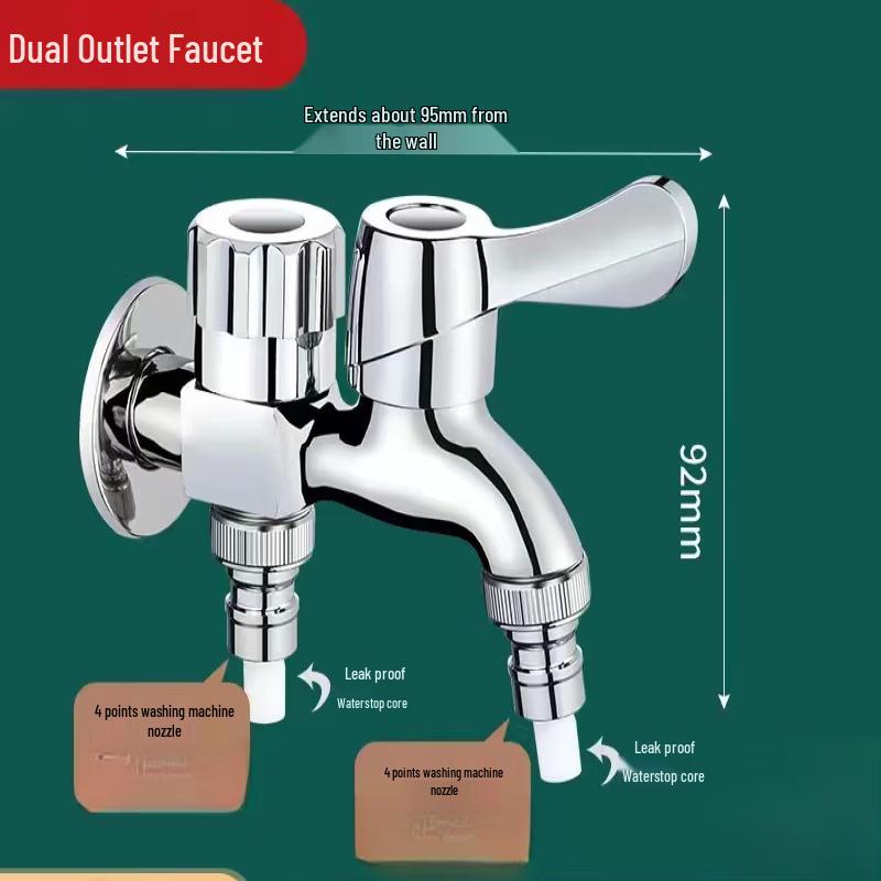 TLXT Wall-Mounted Washing Machine Faucet