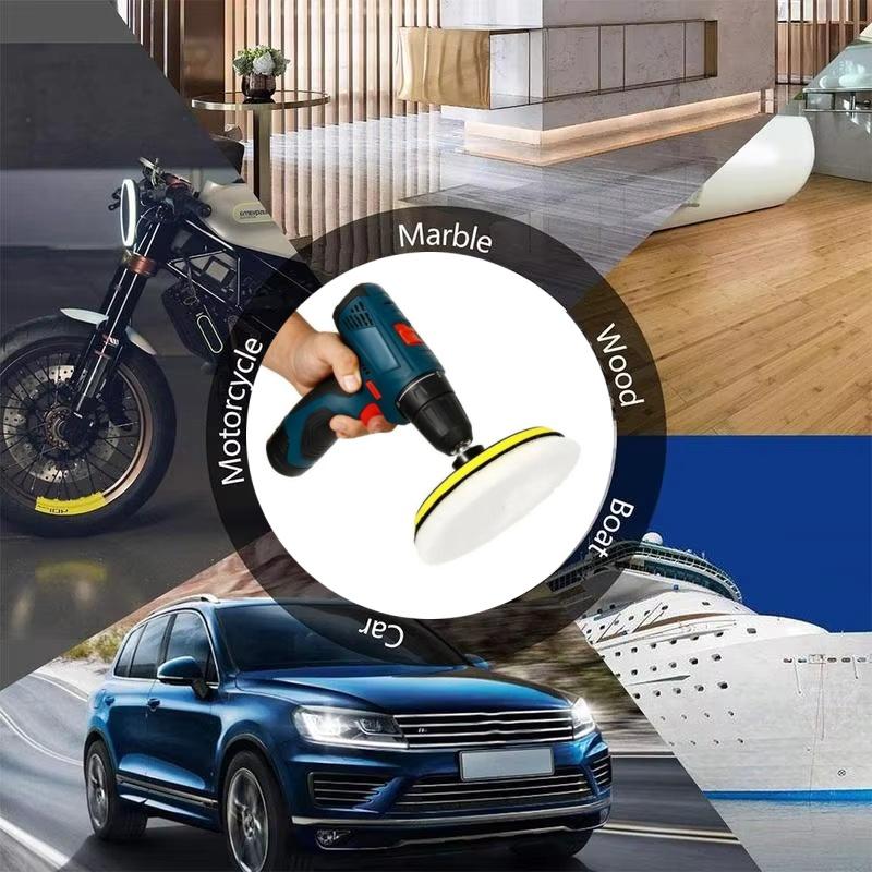 5Pcs Universal Car Polish Pad 3/4/5/6/7 Inch For Soft Wool Machine Waxing Polisher Car Body Polishing Discs Cleaning Accessories