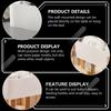 Toyvian Diaper Organizer Box Hanging Diaper Diaper Storage Bin Nursery Organizers for Changing Table Crib Baby Stroller