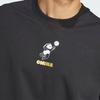 adidas T Shirts Unisex Black Crew Neck Moderate Straight Fit JZ3287