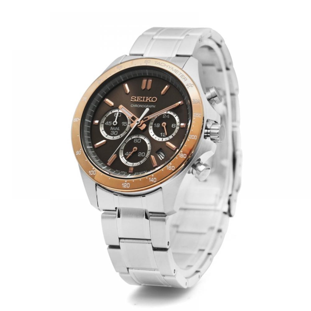 Seiko Sbtr026 Spirit Chronograph Tachymeter Men S Metal Watch