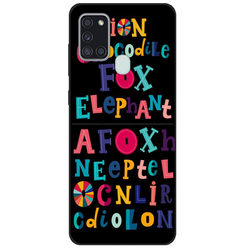 For Samsung A21s SM-A217F/DSN Back Cover tpu Soft Silicone Phone Case For Samsung Galaxy A21s Case Mobile Phone black coque new