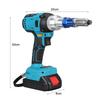 110V/220V 2.4-4.8mm 88VF 1000NM Cordless Electric Rivet Rivet Nut Drill Insert Nut Pull Riveting Tool