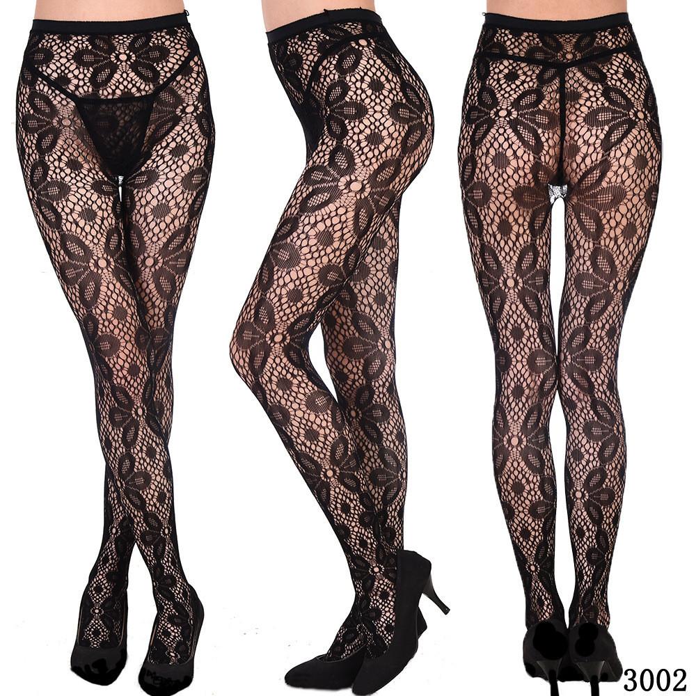 Sexy Lace Fishnet Tights With Floral And Geometric Patterns For Youth