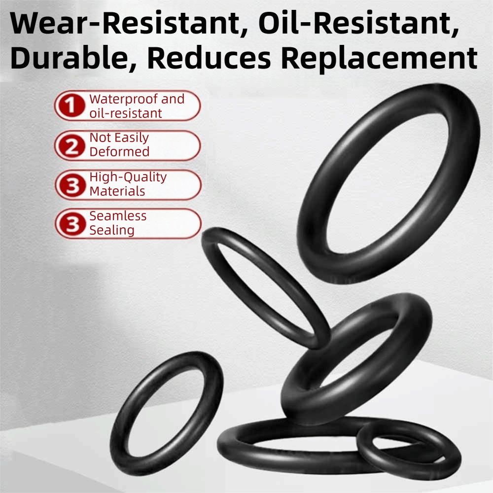 400Pcs 24 Sizes Rubber O-Ring Gasket Heat-resistant Air Conditioning Compressor Seals Auto Repair