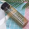 500ml Men Women Outdoor Plastic Portable Drinking Bottle Outdoor Sports Water Cup Water Bottle Coffee Juice Cup High Appearance Straight Drinking Cup