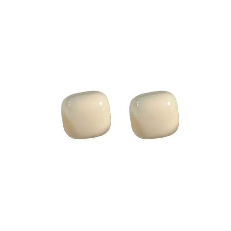 Boucles d'Oreilles Rétro Design de Niche, Petit Sucre, Clous Simples, Petite Série Thé Frais, Exquises, Petites et Polyvalentes Boucles d'Oreilles Tempérament