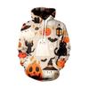 Autumn and Winter Men's Halloween Pixie 3D Printed Hooded Comfortable and Breathable Hoodies & Sweatshirts (men’s)