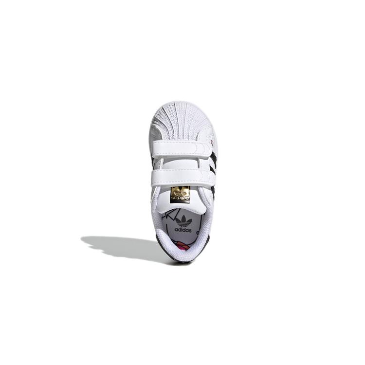 adidas Originals SUPERSTAR CF I Comfortable Slip Resistant Cushioning Slip Resistant Cushioning Low Top Toddler Shoes FZ0619