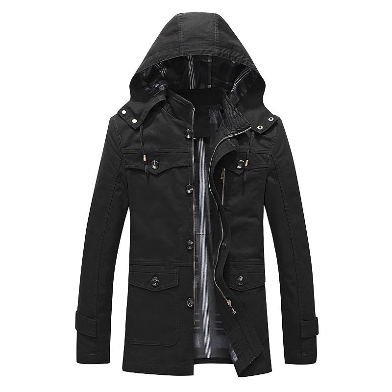 

New Popular Spring and Autumn Jackets, Men s Coats, Thin Middle-aged Pure Cotton Large Size Tops, Casual Daddy Windbreakers 5XL