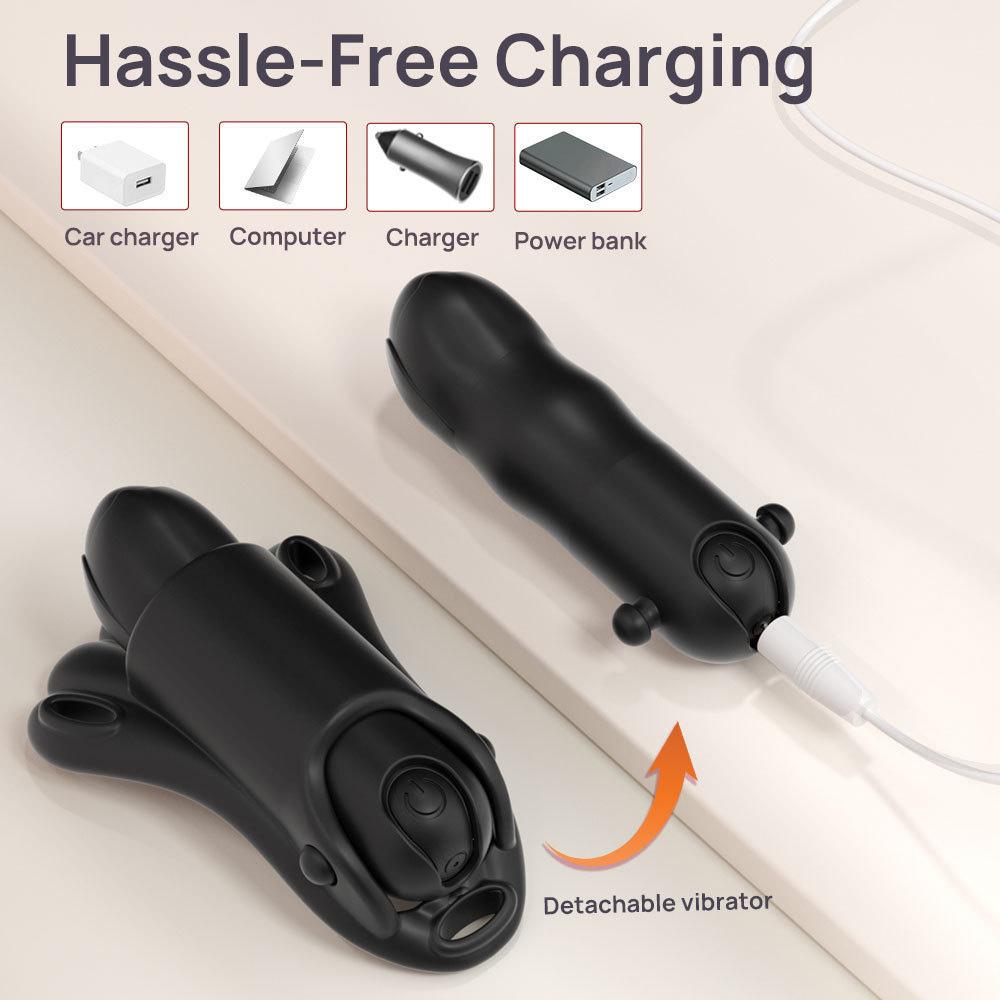 APP vezérelt viselhető bugyi vibrátor kettős csiklóstimulációval, 9 vibrációs móddal, mini rejtett pillangó vibrátor, páros szexjátékok