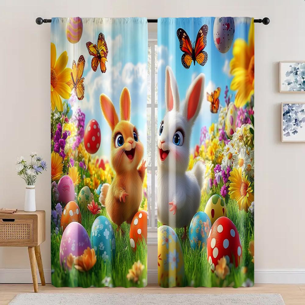 

2 шт., оконные шторы resurgence21, светофильтр, праздничный настенный декор, для всех случаев 29x65in(75x166cm)