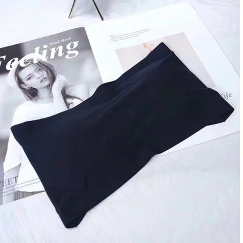 Jednodílné topy bezešvých trubek Dámská Neviditelná podprsenka Intimky Prsatější Bandeau Bez ramínek Prodyšné spodní prádlo se zavinutým hrudníkem