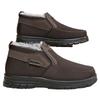 Neue Winterbaumwollschuhe große Baumwollstiefel verdickt warm weichsohlige Stoffschuhe mittelhohe Herrenbaumwollstiefel