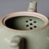 Hongbao Ru Kiln Pink-Green Elegant Tea Set (1 Pot, 2 Cups)