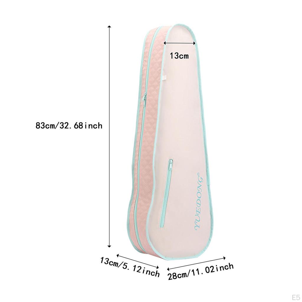 4/4 Violinenkoffer in voller Größe, zusammenklappbar, stilvoll, leicht, schützende Aufbewahrungsbox