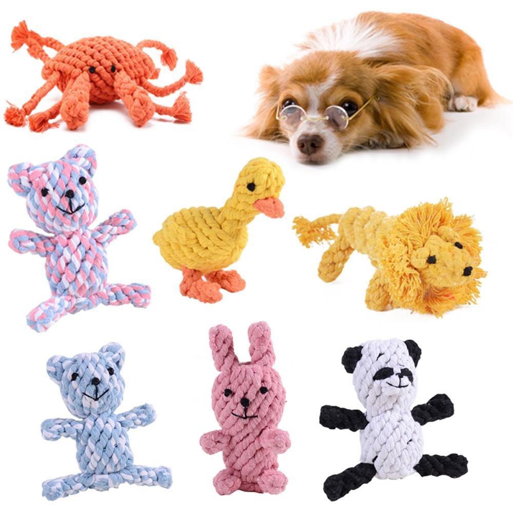 Soft Teeth Cleaning Cotton Rope Puppy Interactive Pet Supplies Chew Toy Cotton Rope Toy Dog Toy