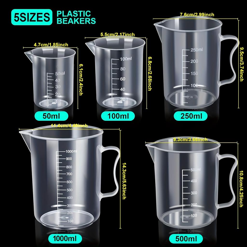 Mätcylinder Plastbägare