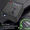 100W Automotive Inverter DC12V/24V To DC120V/220V, Peak LED With LED Display, Outlet Power Car Inverter Adapter, Fast Charging