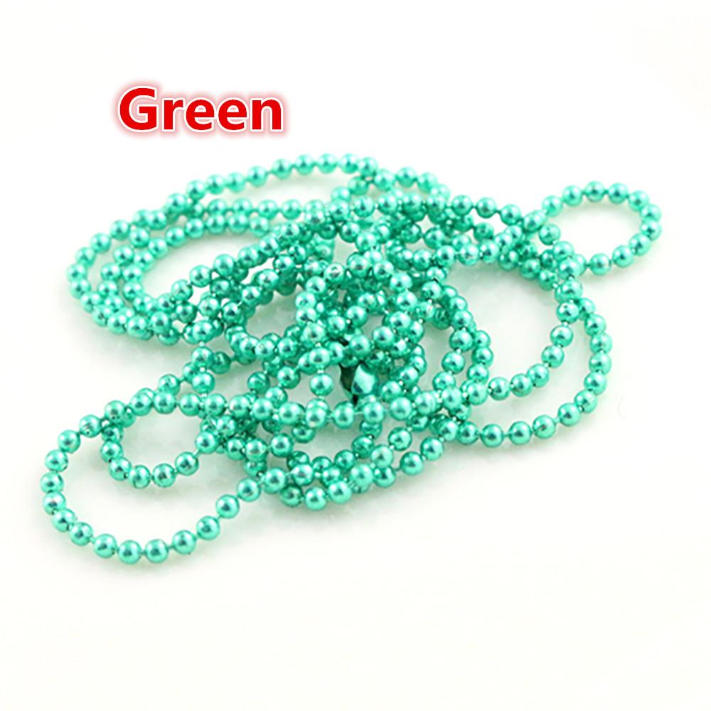 5pcs 1.5 2.0 2.4mm Length 70cm (27.5 inch) 10 Colors Plated Ball Beads Chain Necklace Bead Connector For Charms Base and Tray