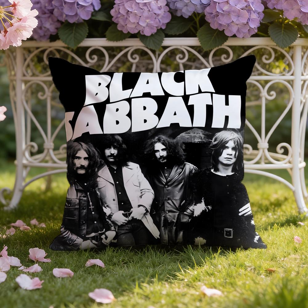 Band B-Black S-Sabbath Kissenbezug Home & Auto Dual-Scene Kissenbezug: Wendbar für höchsten Tragekomfort