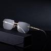 JYL TS Unisex Premium Photochromic - Retro Diamond-Cut UV Shades ZX-3194 Light-responsive