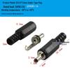 DC 5.5 X 2.5 Plug To 3.5MM Male and 2.1 Round Female Socket Wire Connector