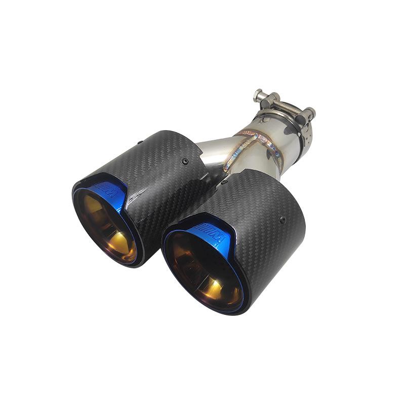 BMW Series Suitable Modified Four-Outlet Stainless Steel Carbon Fiber Exhaust Tailpipe for X3X4535