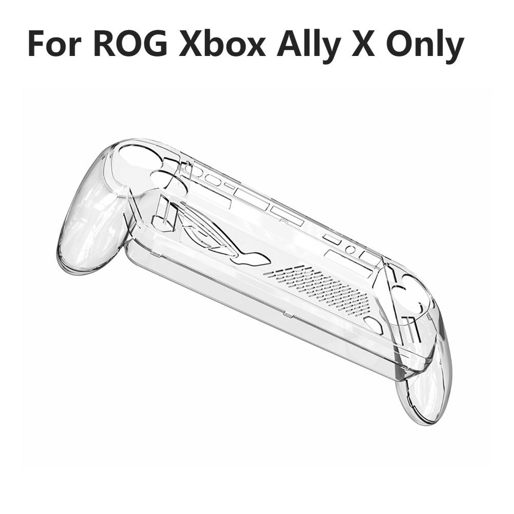 For ROG Xbox Ally X Transparent Case Game Console Protective Cover PC Hard Protector Shell Anti-Slip Anti-Drop Clear Skin Covers
