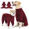 4 Leg Dog Outerwear Plush Jumpsuit Outdoor Warm Coat For Winter Warmth And Indoor Pajamas for Small To Large Breeds