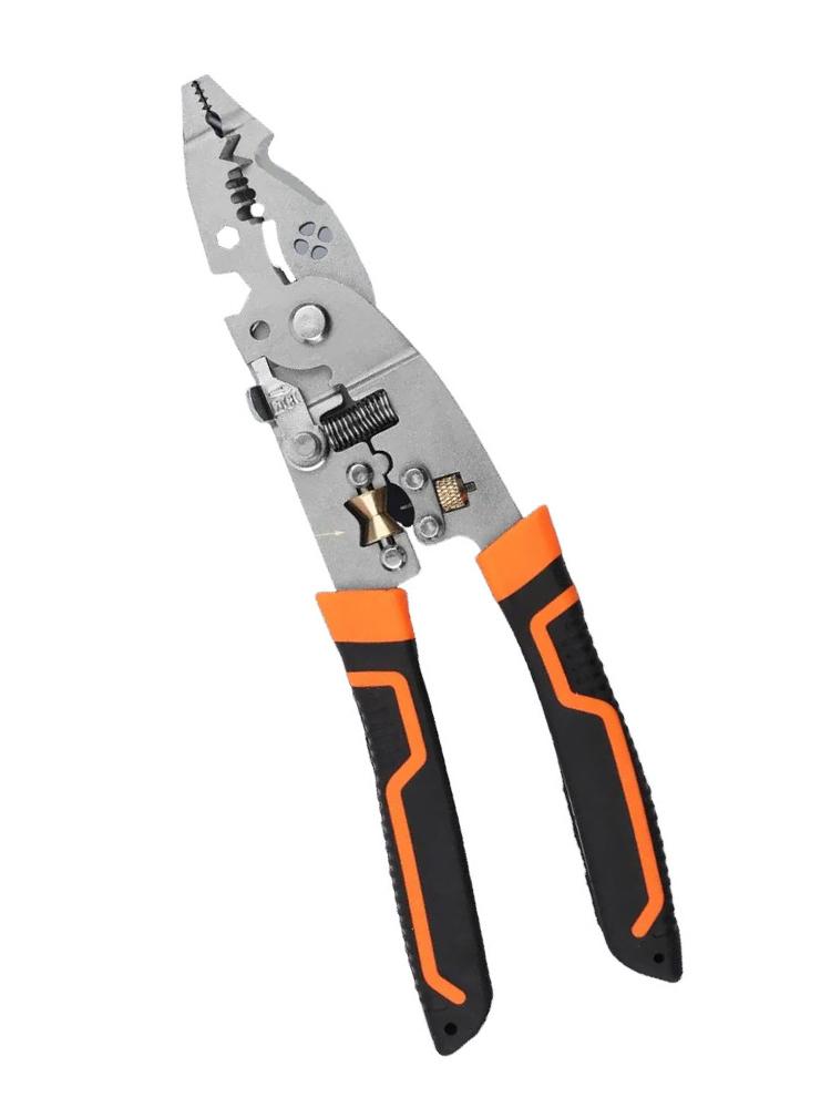 10 In 1 Hand Tool Multifunct Wire Stripper Heavy Duty Universal Pliers Wire Stripper Cable Cutter Terminal Crimping Hand Tool