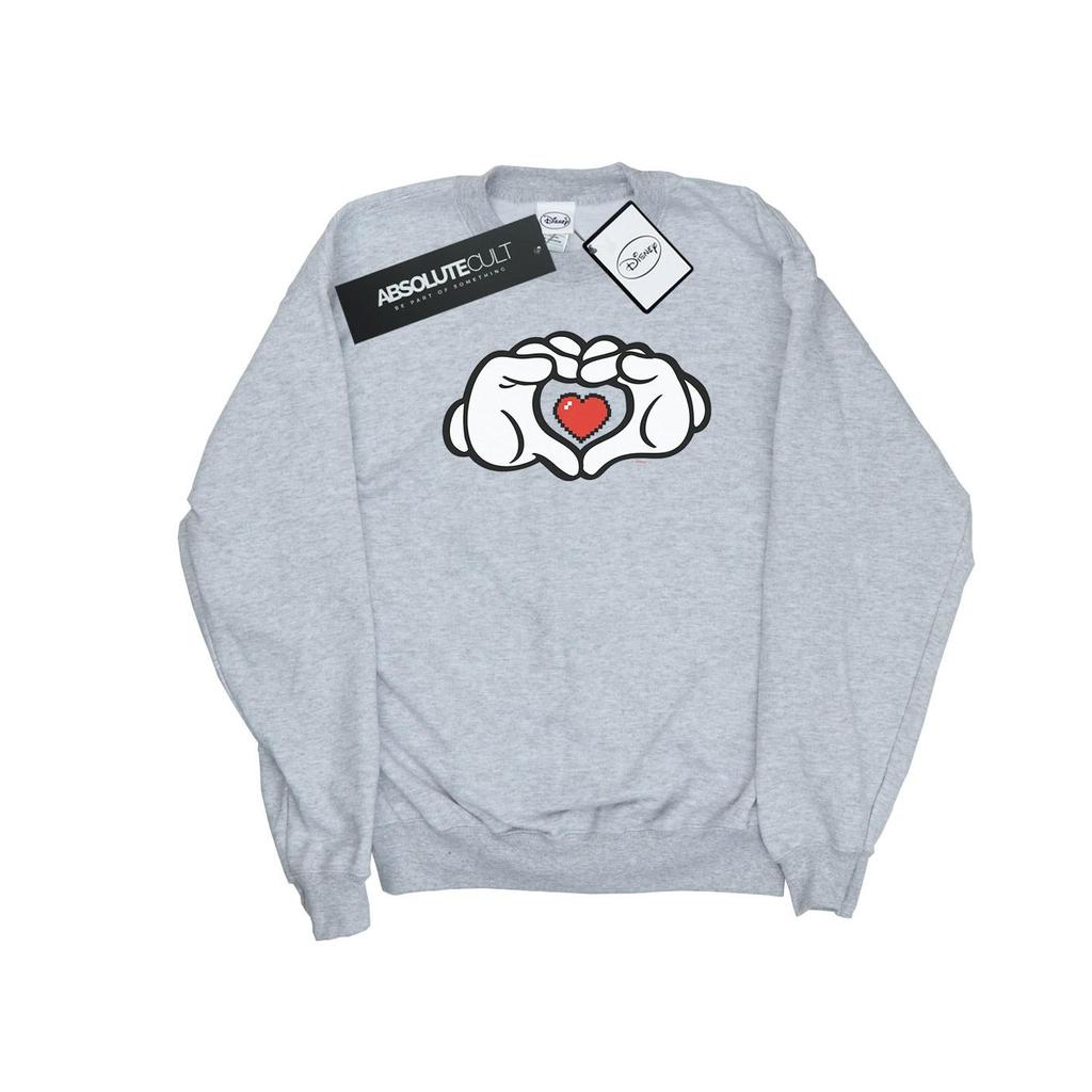 Disney Boys Mickey Mouse Heart Hands Sweatshirt