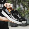 Vier Jahreszeiten Herren Low-Top Fußschuhe Mode Britischer Gentleman Herrenschuhe Europäische Station Lässige Weiße Lederschuhe Herren