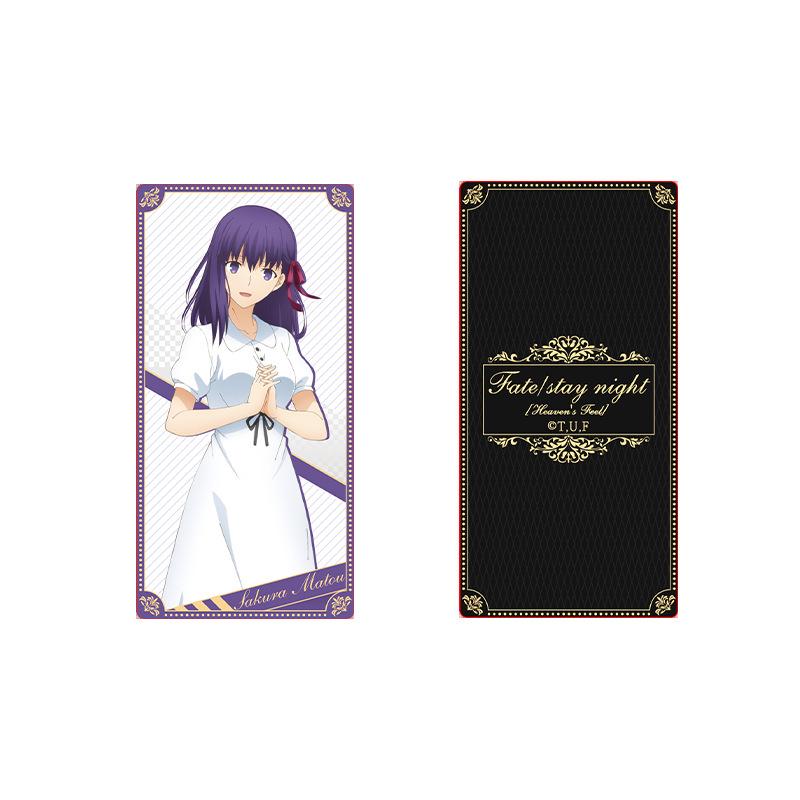 Fate Series Flash Cards Featuring Sakura, Rin, and Saber - Anime Merchandise