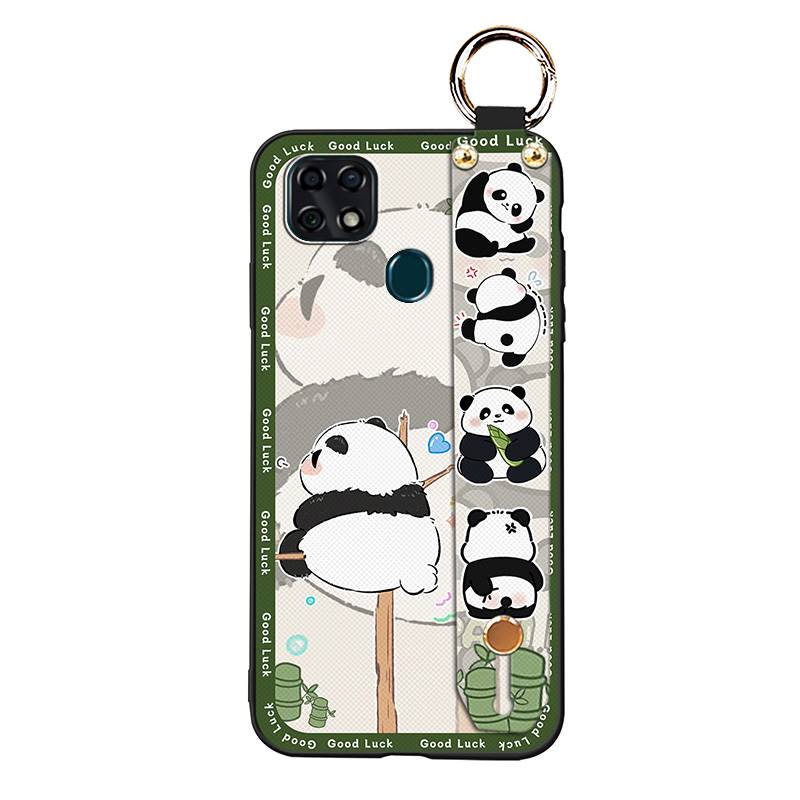 Kickstand Wrist Strap Phone Case For ZTE Blade V2020 Vita/Blade20 Smart/10 Smart Anti-knock Cartoon Soft case Waterproof