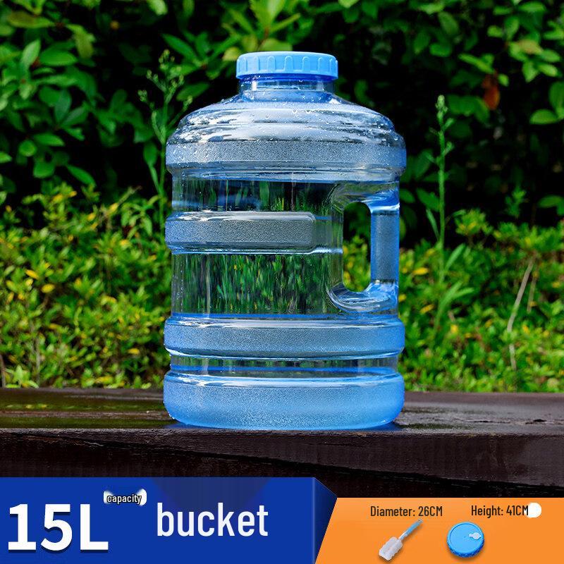 ZISIZ Утолщенная круглая бочка из поликарбонатного пластика с широким горлом