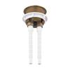 Botón de Cisterna de Latón Cepillado Dorado Compatible de 38 mm para Reformas