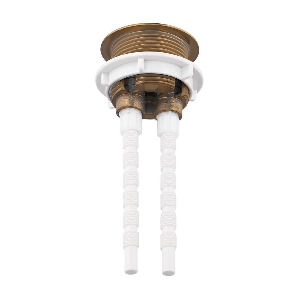 Botón de Cisterna de Latón Cepillado Dorado Compatible de 38 mm para Reformas