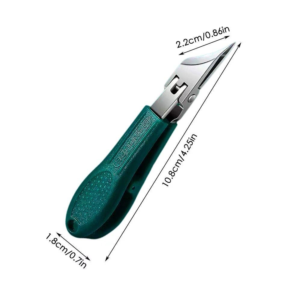 New Anti-Splash Slant Edge Nail Clipper Stainless Steel Trim Nails Fingernail Clipper Eagle Beak Nail Clipper