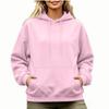 Felpa con cappuccio oversize da donna a spalle scese, manica lunga, per l'autunno
