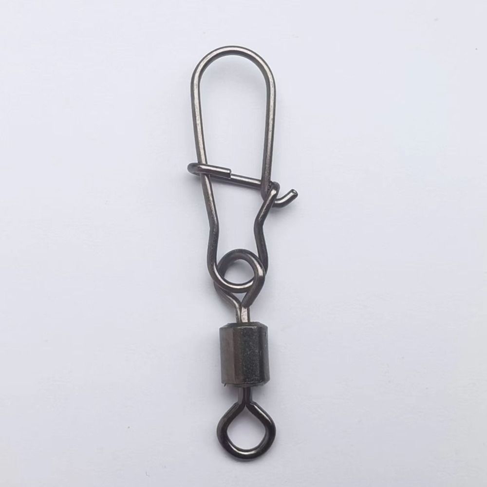 50pcs/100pcs with Fast Lock Swivel Snap Connector Fishing Connector Pin  Lure Wire Connection