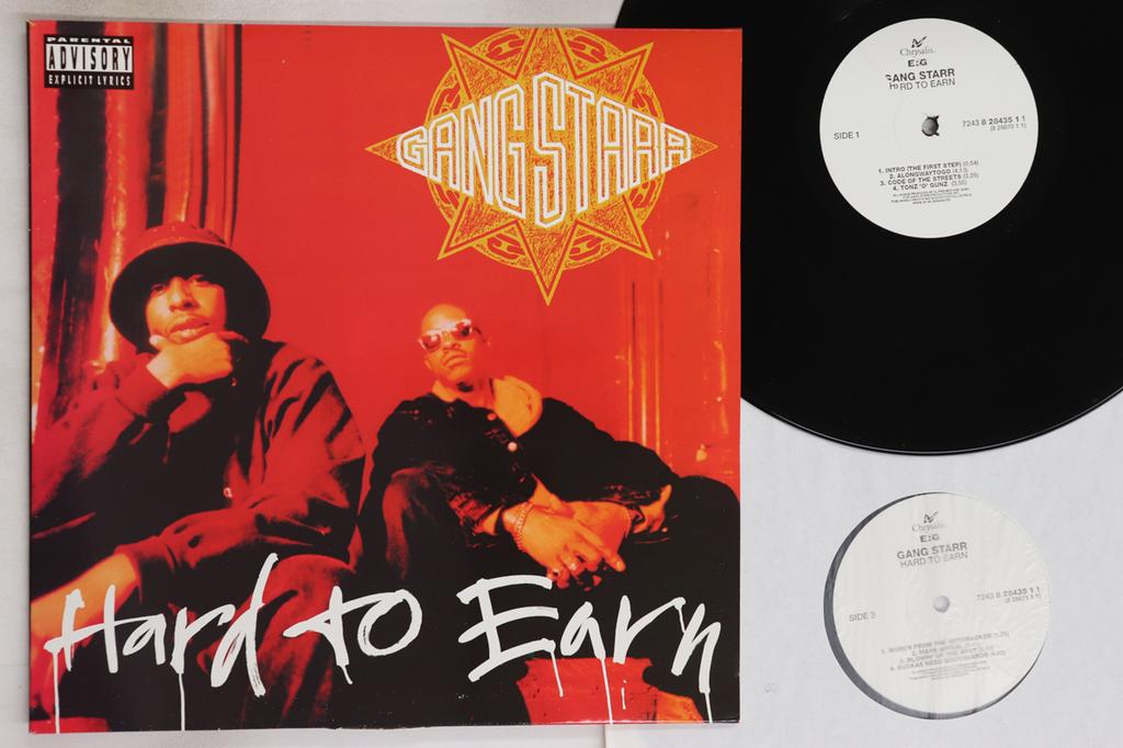 LP Record GANG STARR - Hard To Earn 724382843511 Chrysalis 2001 UK Rap & Hip-Hop/R&B Used