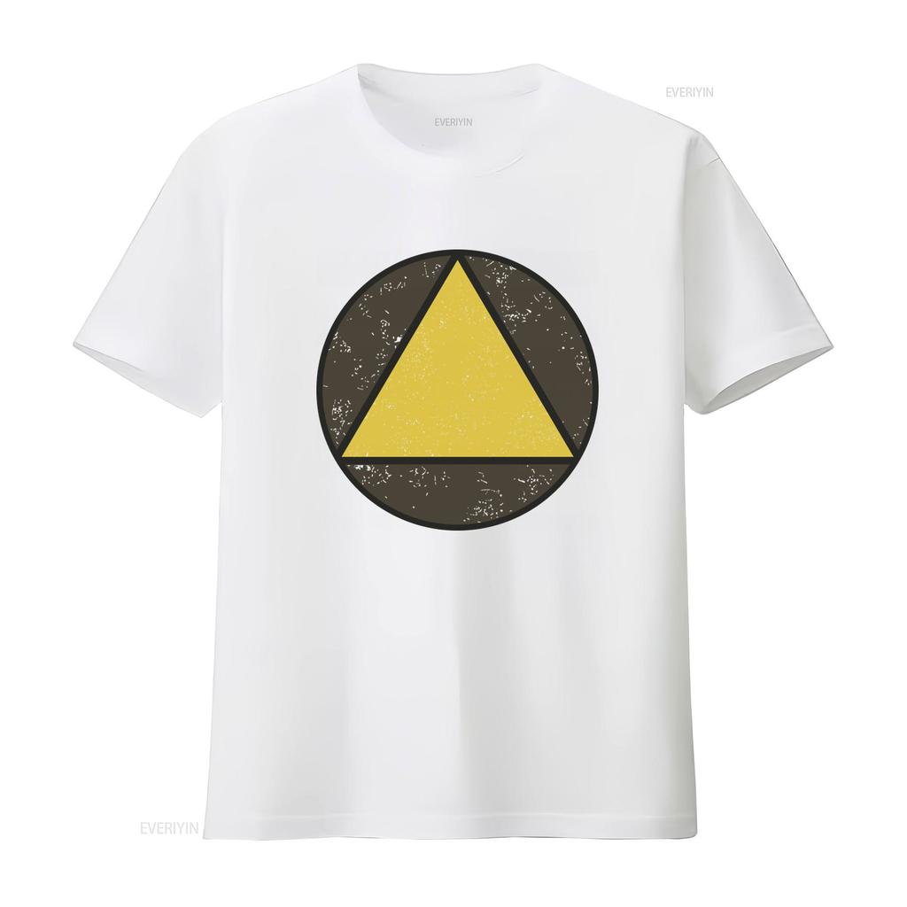 David Legion Haller Symbol Triangle Circle T Shirt For Gaming Fans Stylish Comfortable Vintage Streetwear