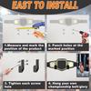 Universal Acrylic Frame Holder Storage Hook Keyboard Mouse Wall Clip Belt Rack  Bathroom