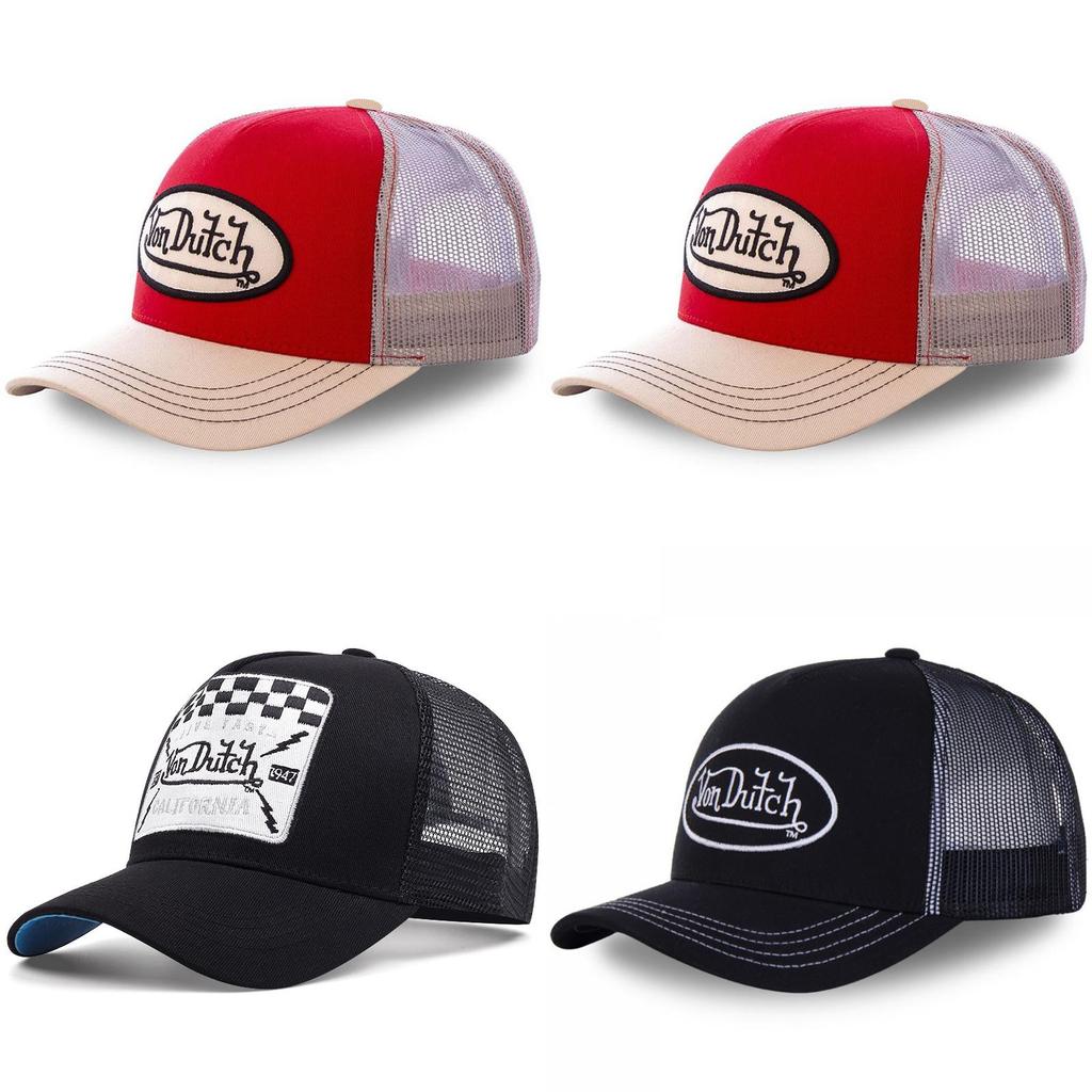 Stylish Vondutch Summer Baseball Cap With Breathable Cotton And Colorful Embroidery