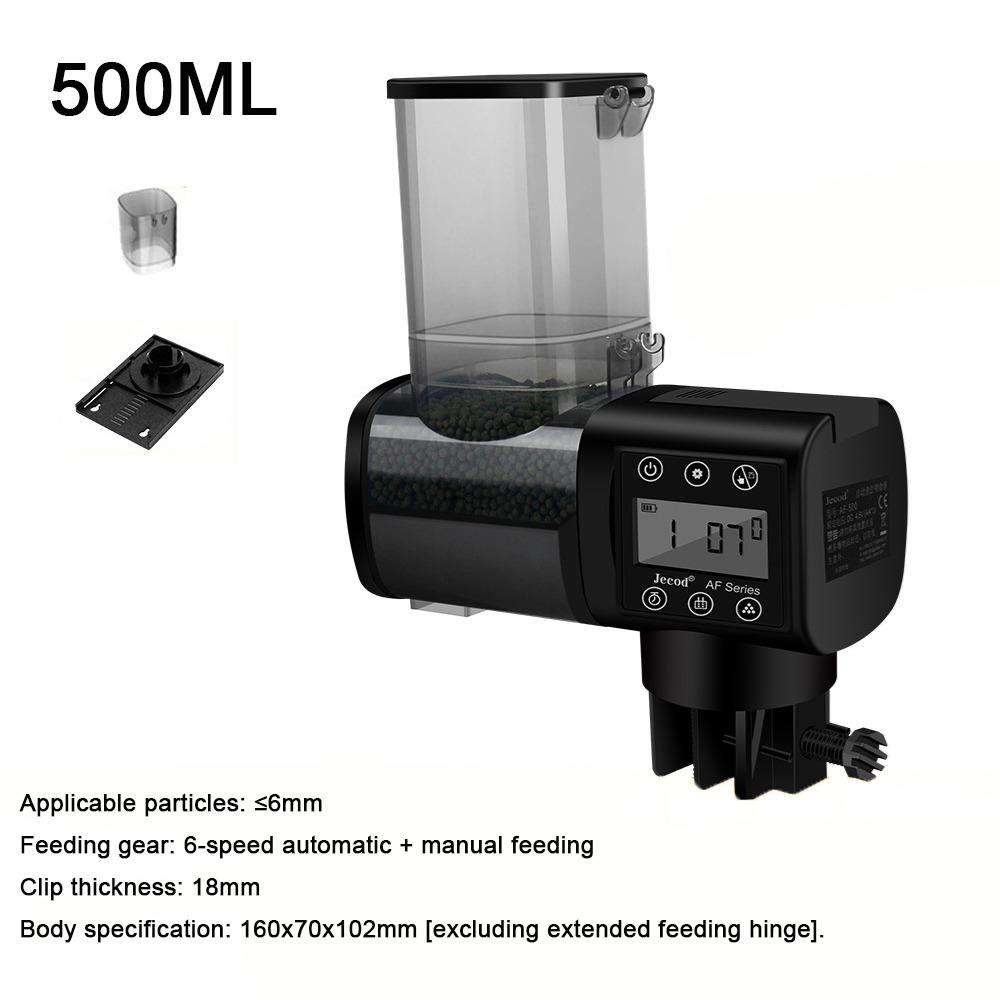 250ML/500M Intelligent Automatic Feeder Digital Display Screen Automatic Fish Feeder Home