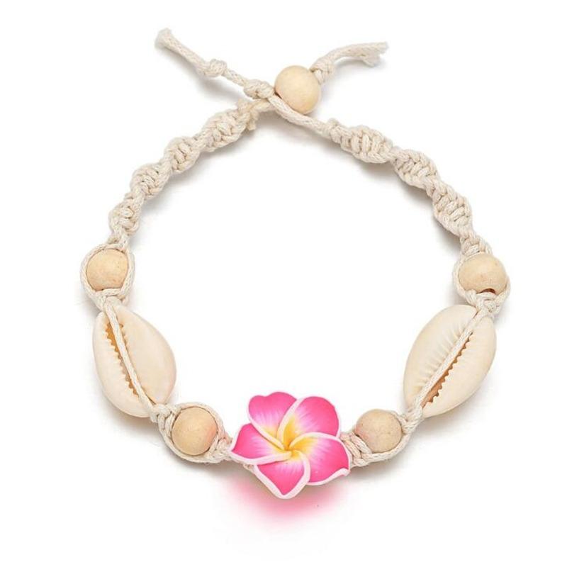 Cheville Bohème Tendance Cheville de Plage Charme Femmes Fleur Chaîne de Pied Accessoires d'Été Bracelet de Plage Pieds Nus Accessoires de Vêtement