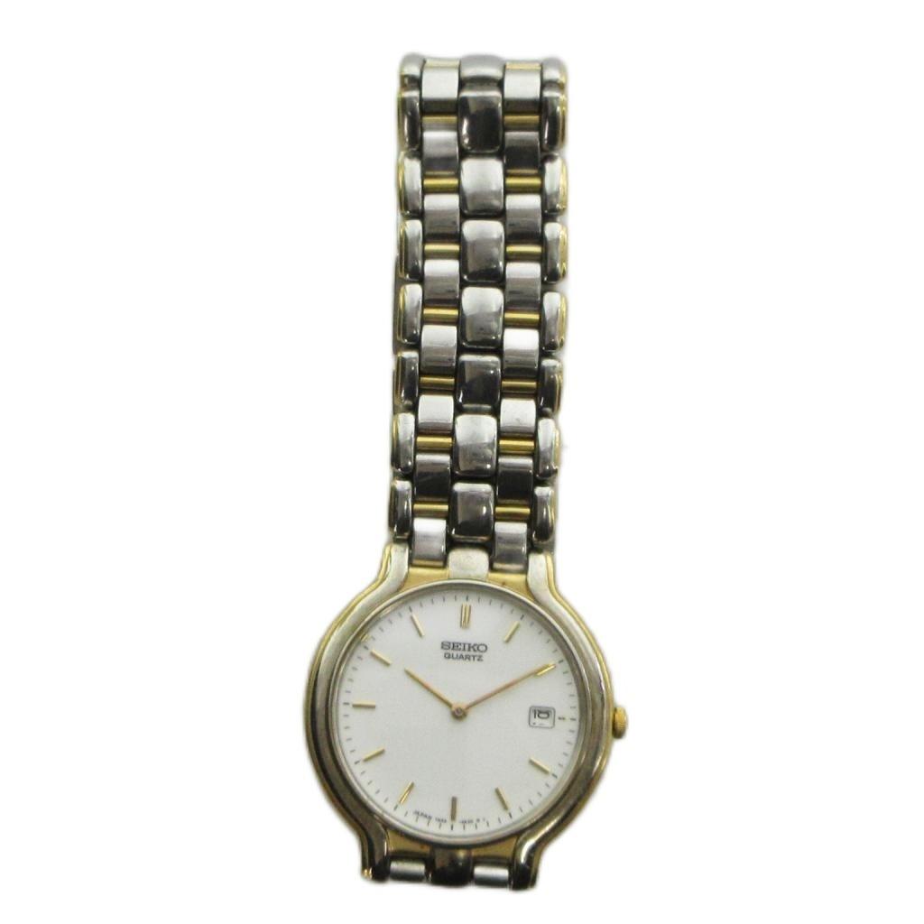 SEIKO Watch Quartz White Dial with Calendar Silver Color 7N29-6360 GY18/ MQ Men's