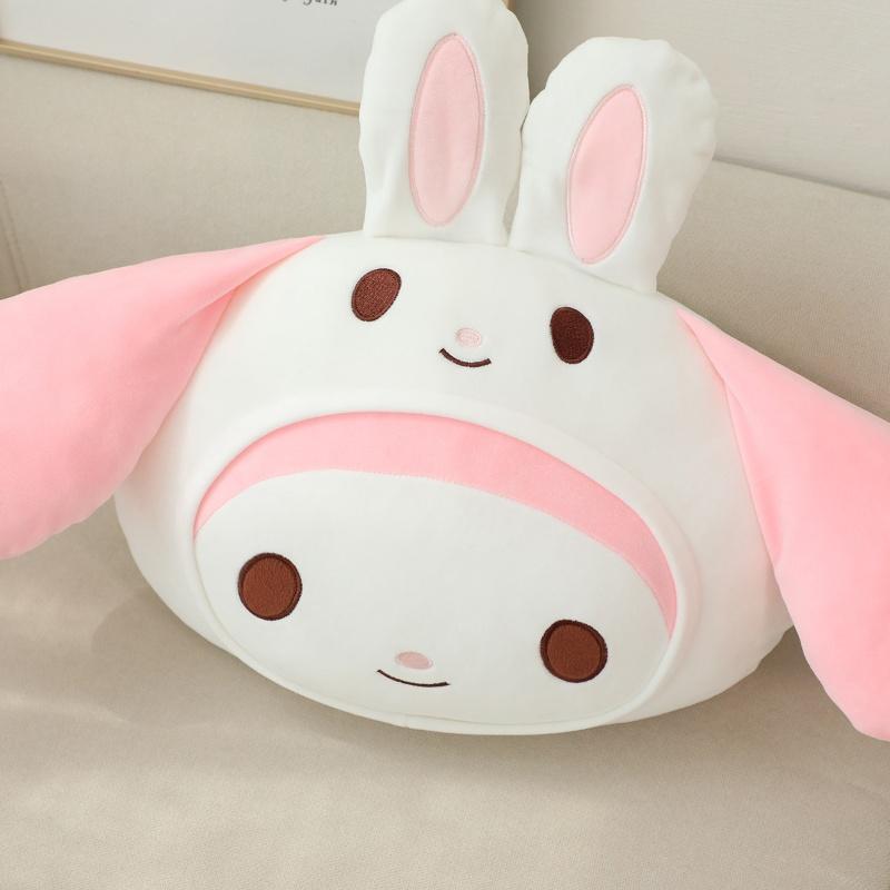 Kuromi Plush Pillow Anime Toys Cartoon Animals Melody Stuffed Dolls Cinnamoroll Pochacco Exquisite Xmas Birthday Gifts